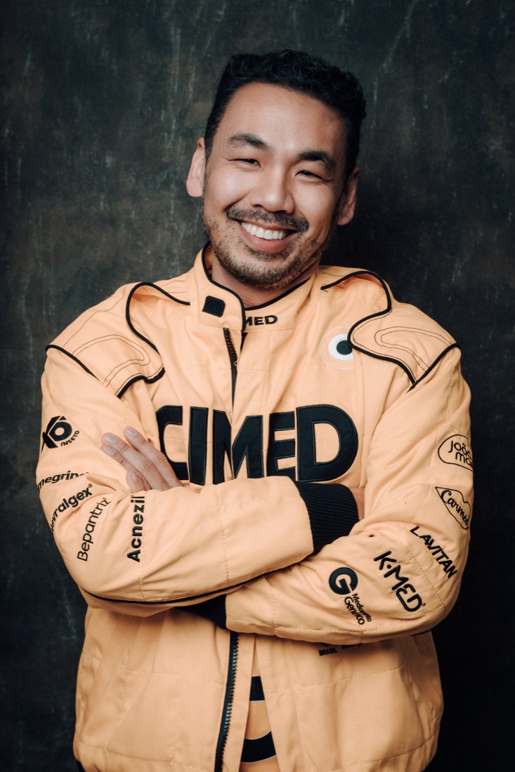 Retrato de marca pessoal de um piloto
